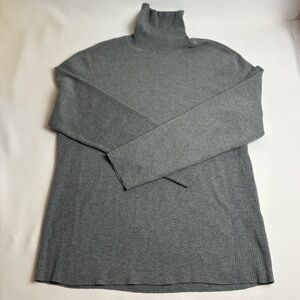 Chico's Classic Gray Turtleneck Sweater